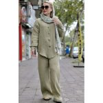 ست دبل فیس رنگی - مانتو پاتریس رشت