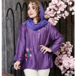 تونیک بغل کش گلدوزی - مانتو پاتریس رشت