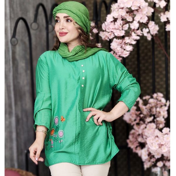 تونیک بغل کش گلدوزی - مانتو پاتریس رشت