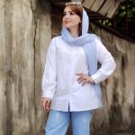 شومیز مانتویی داکرون - مانتو پاتریس رشت