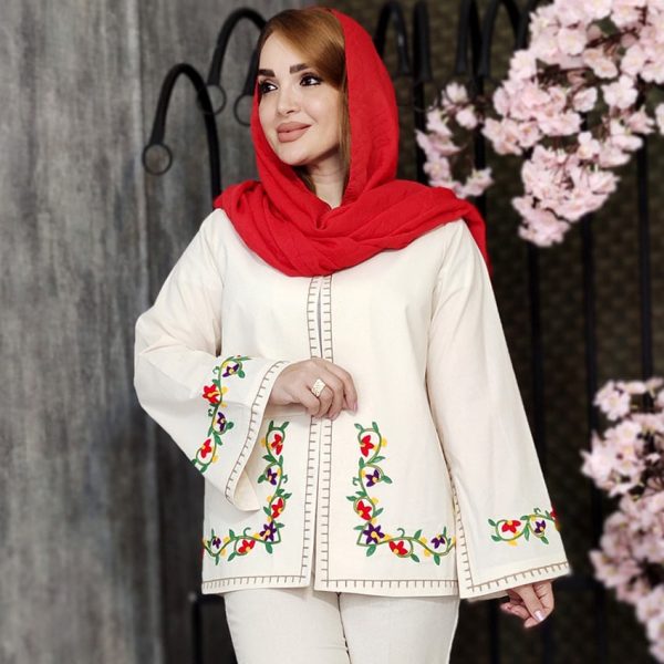 کت لینن نچرال آسیتن چاک