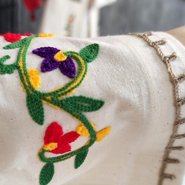 کت لینن نچرال آسیتن چاک