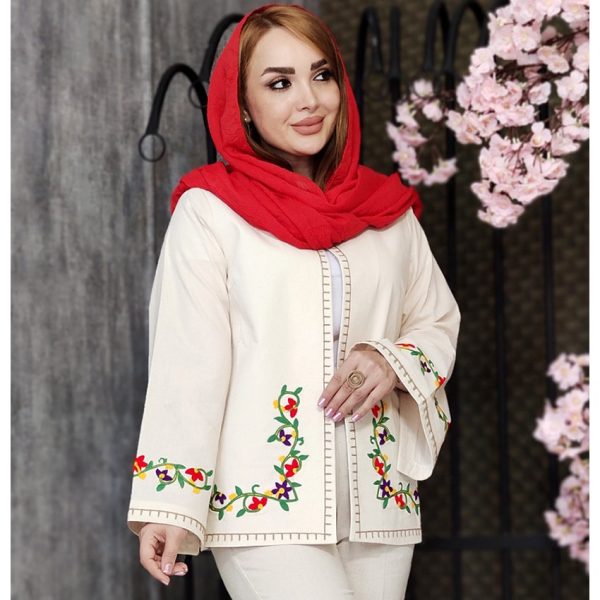 کت لینن نچرال آسیتن چاک