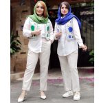 ست 3 تیکه گلدوزی - مانتو پاتریس رشت