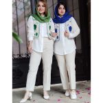 ست 3 تیکه گلدوزی - مانتو پاتریس رشت