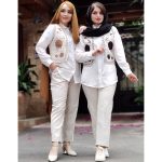 ست 3 تیکه گلدوزی - مانتو پاتریس رشت