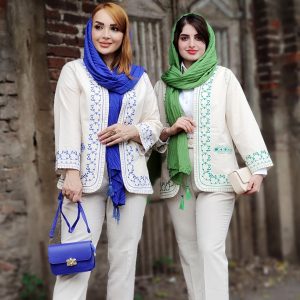 کت نچرال گلدوزی - مانتو پاتریس رشت