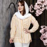 مانتو راه راه رنگی - مانتو پاتریس رشت