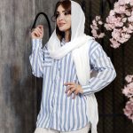 مانتو راه راه رنگی - مانتو پاتریس رشت