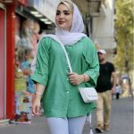 مانتو بابوس آستین پاکتی - مانتو پاتریس رشت
