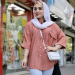 مانتو بابوس آستین پاکتی - مانتو پاتریس رشت