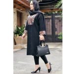 مانتو شانتون مشکی - مانتو پاتریس رشت