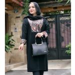 مانتو شانتون مشکی - مانتو پاتریس رشت