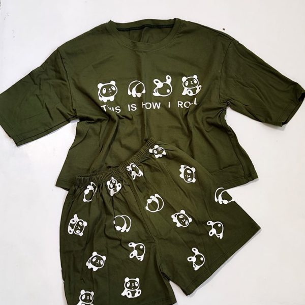ست تیشرت شورتک 4 پاندا - مانتو پاتریس رشت