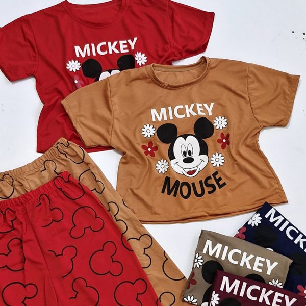 ست تیشرت شلوارک میکی موس