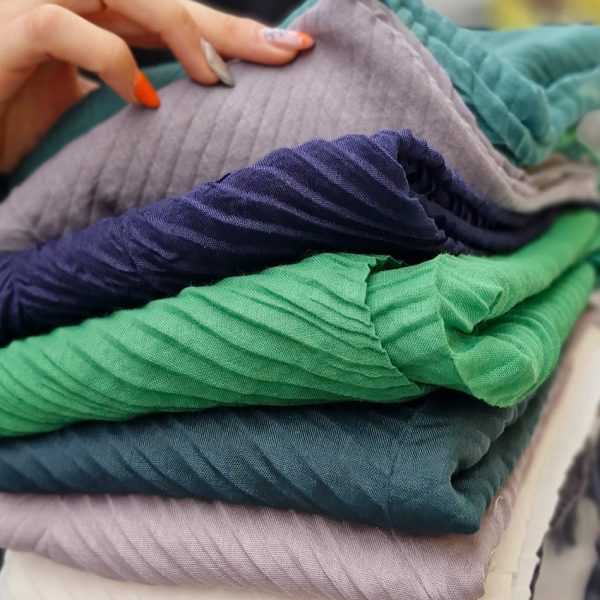 شال پلیسه سوپر نخ - مانتو پاتریس رشت