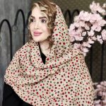 شال گل گلی رنگی - مانتو پاتریس رشت