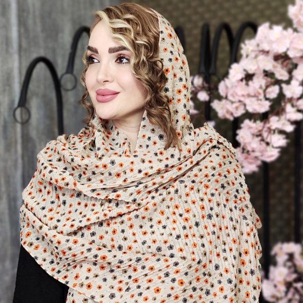 شال گل گلی رنگی - مانتو پاتریس رشت