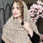 شال گل گلی رنگی - مانتو پاتریس رشت