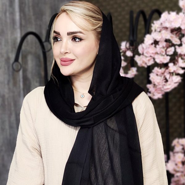 شال کبریتی مشکی - مانتو پاتریس رشت