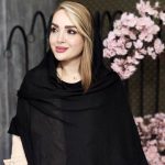 شال لبه توری مشکی - مانتو پاتریس رشت