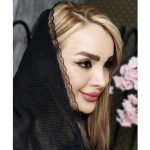 شال لبه توری مشکی - مانتو پاتریس رشت