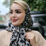 روسری پلنگی نخی - مانتو پاتریس رشت