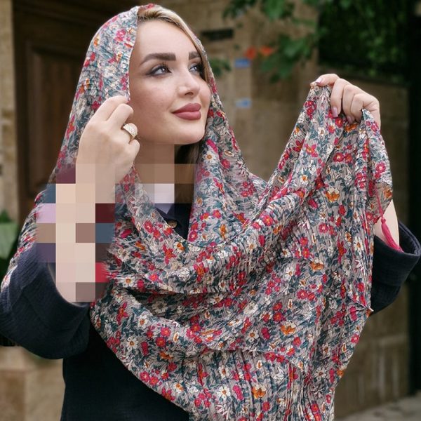 شال گل ریز - مانتو پاتریس رشت