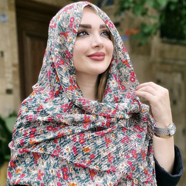 شال گل ریز - مانتو پاتریس رشت