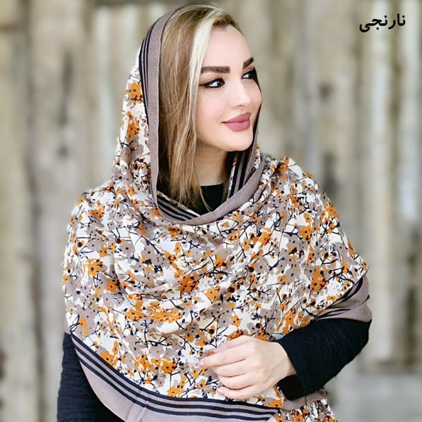 شال راه راه گلدار - مانتو پاتریس رشت