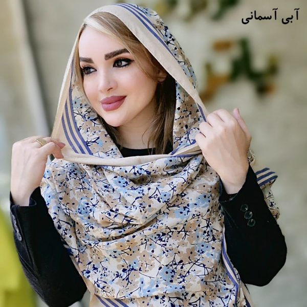 شال راه راه گلدار - مانتو پاتریس رشت