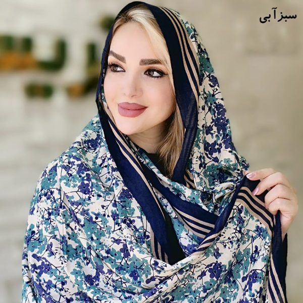 شال راه راه گلدار - مانتو پاتریس رشت