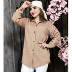 مانتو پلوتی جلو دکمه - مانتو پاتریس رشت