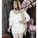 مانتو کرسپو بغل دکمه - مانتو پاتریس رشت