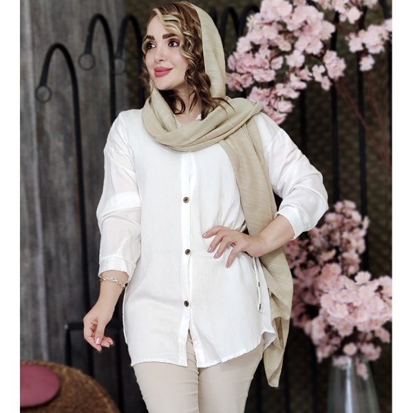 مانتو کرسپو بغل دکمه - مانتو پاتریس رشت