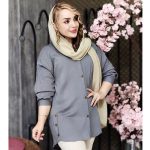 مانتو کرسپو بغل دکمه - مانتو پاتریس رشت