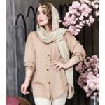 مانتو کرسپو بغل دکمه - مانتو پاتریس رشت