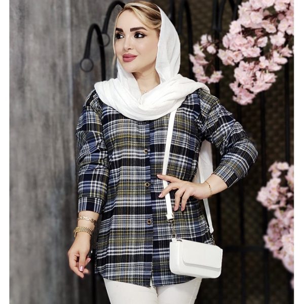 مانتو چهارخونه کنفی - مانتو پاتریس رشت