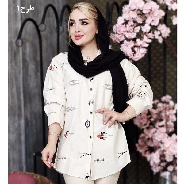 مانتو لینن طرحدار - مانتو پاتریس رشت