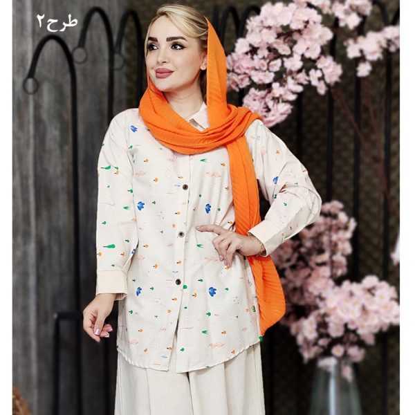 مانتو لینن طرحدار - مانتو پاتریس رشت