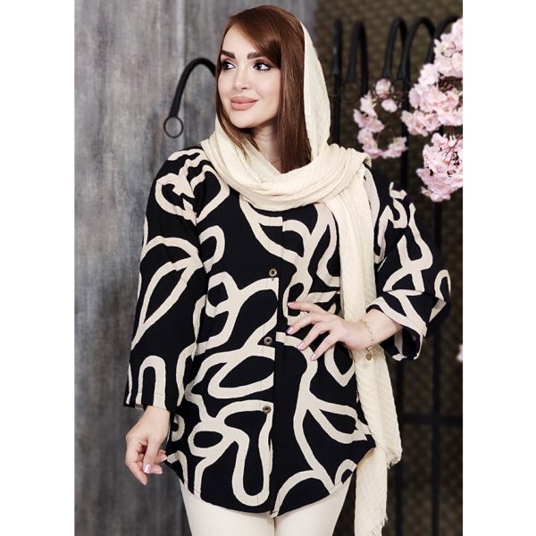 مانتو اسپیرال دکمه ای - مانتو پاتریس رشت