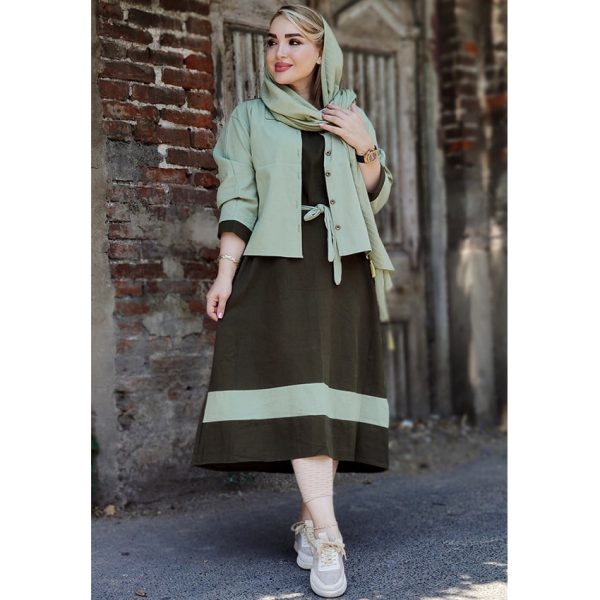 36600429-10-min ست کت سارافون لینن - مانتو پاتریس رشت