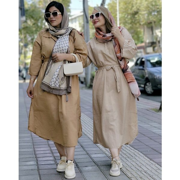 کفتان لینن چاکدار - مانتو پاتریس رشت