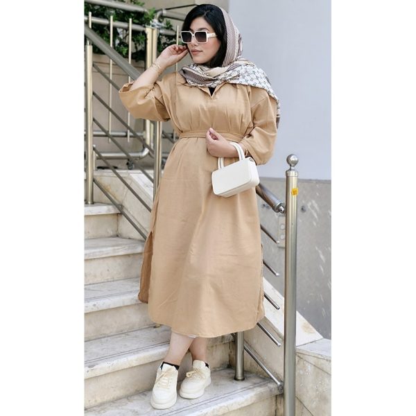 کفتان لینن چاکدار - مانتو پاتریس رشت