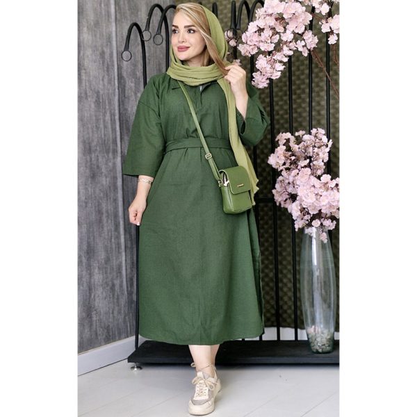 کفتان لینن چاکدار - مانتو پاتریس رشت