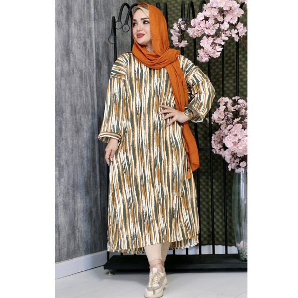 کفتان کراش راه راه - مانتو پاتریس رشت