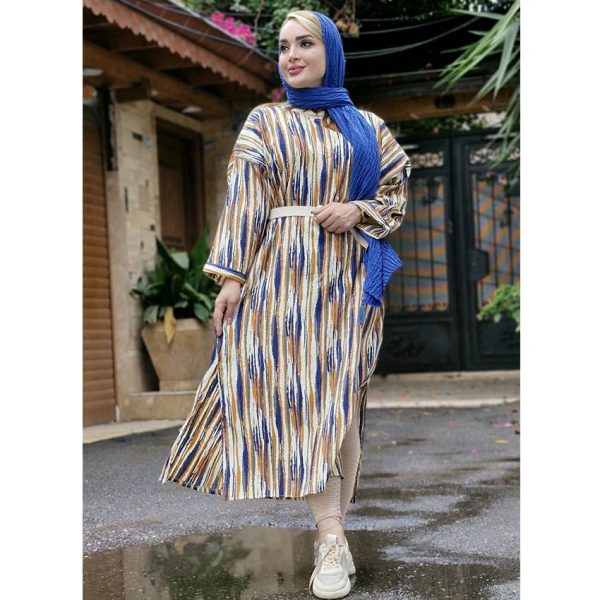 کفتان کراش راه راه - مانتو پاتریس رشت