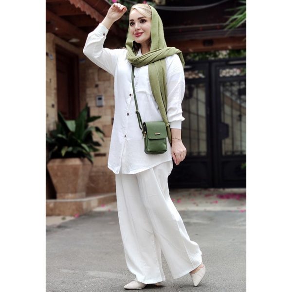 ست آیوا سفید - مانتو پاتریس رشت