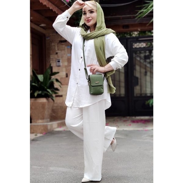 ست آیوا سفید - مانتو پاتریس رشت