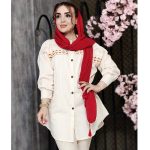 مانتو لینن زیگ زاگ - مانتو پاتریس رشت